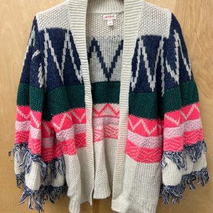 14/16 Girl's Multi-Colored Cardigan (Brand: Cat & Jack)